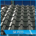 tuile de toit en pierre colorée en métal colle de surface sa-p223 