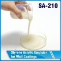 émulsion acrylique styrène pour revêtements muraux sa-210 