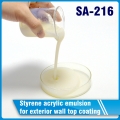 émulsion de styrène acrylique pour revêtement de mur extérieur sa-216 