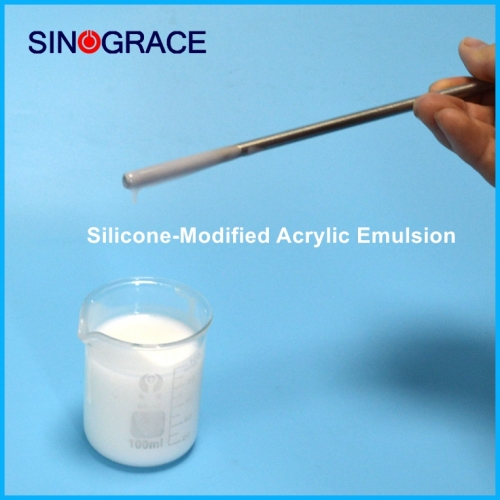 Émulsion acrylique silicone modifiée