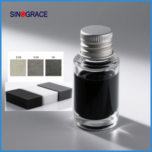 Colorant liquide polymère spécial pour matériaux moussants