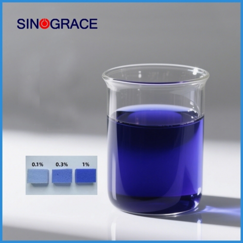 Colorant liquide polymère spécial pour matériaux moussants