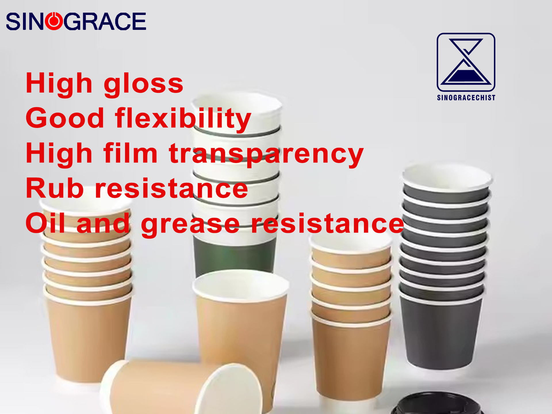 Sinograce Chemical's Water-Based Barrier Coating Products