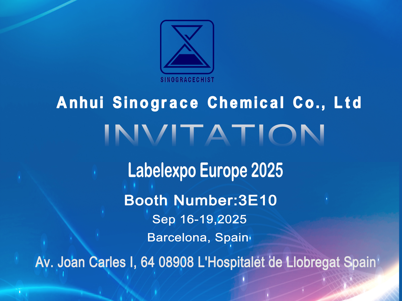 Sinograce Chemical to Exhibit at Labelexpo Europe 2025 in Barcelona, Spain
