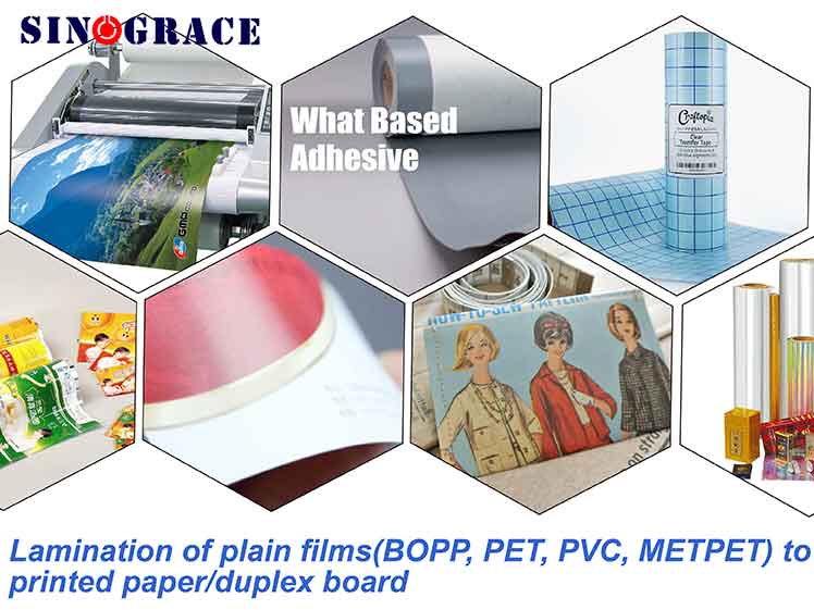 OPP, film de carte PET, apprêt pour film d'étanchéité en plastique | apprêt | adhésif | viscosifiant